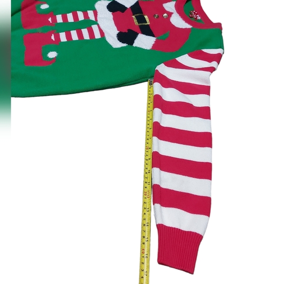 To Be Jolly Women's Christmas Sweater Size Medium EUC - Picture 7 of 7